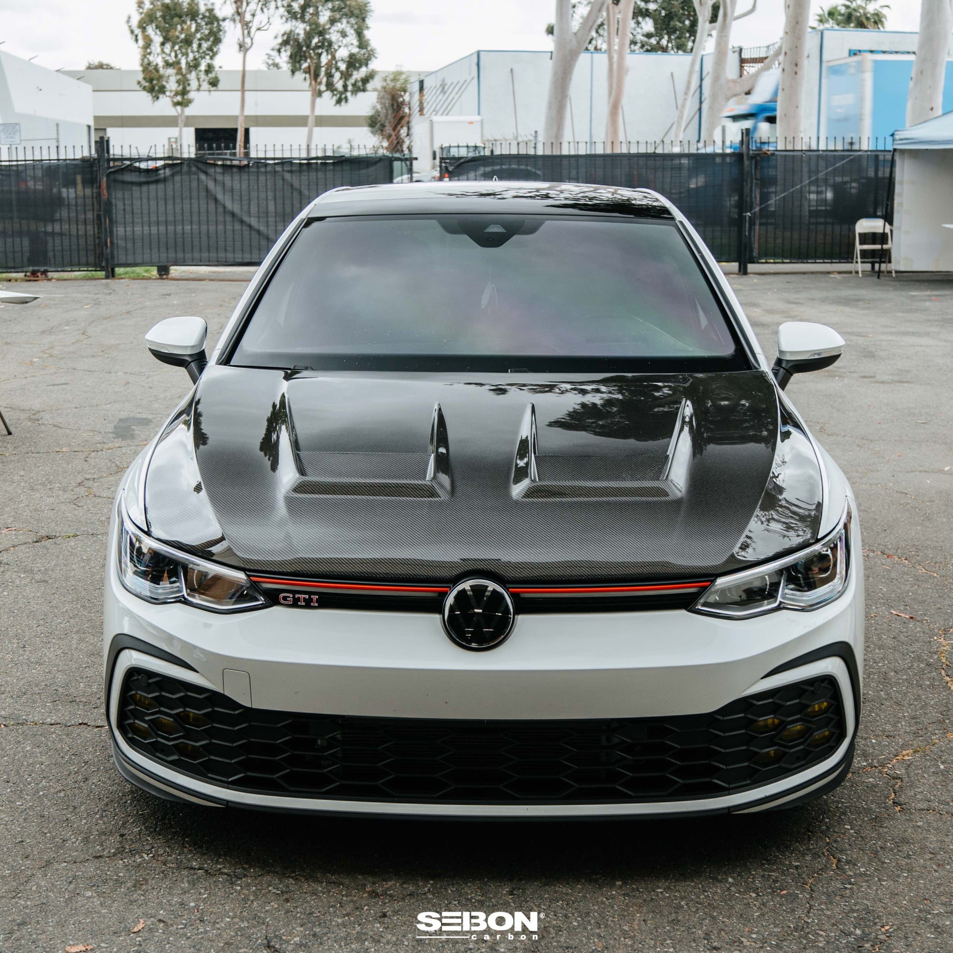 Seibon Carbon DV-Style Carbon Fiber Hood for 2022 VW Golf MK8