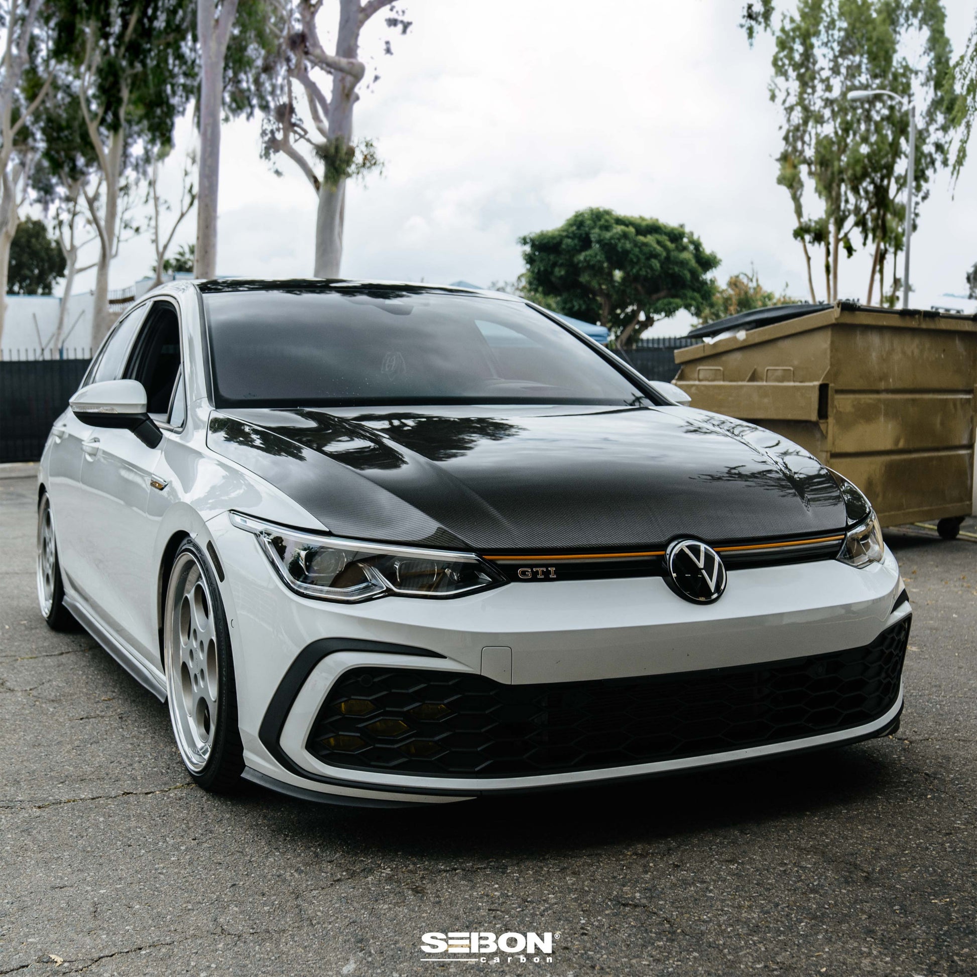 Seibon Carbon OEM-Style Carbon Fiber Hood for 2022 VW Golf MK8