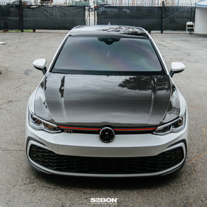 Seibon Carbon OEM-Style Carbon Fiber Hood for 2022 VW Golf MK8