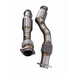 Active Autowerke BMW S58 G80 M3 G82 M4 G87 M2 Downpipes w GESI CAT