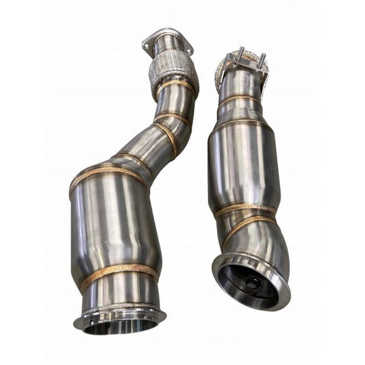 Active Autowerke BMW S58 G80 M3 G82 M4 G87 M2 Downpipes w GESI CAT