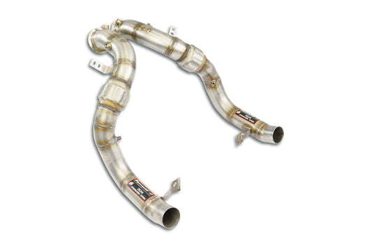 Supersprint Catless Turbo Down Pipes - BMW G11 | G12 750i - Evolve Automotive