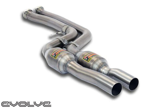 Supersprint Front Pipes With Metallic Catalytic Converter - BMW 3 Series F80 M3 | 4 Series F82/F83 M4 - Evolve Automotive