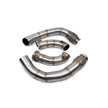  Race haus Charge Pipes VRSF Stainless Steel Race Downpipes for 2018 – 2021 BMW M5 & M8 F90 F91 F92 F93 S63R