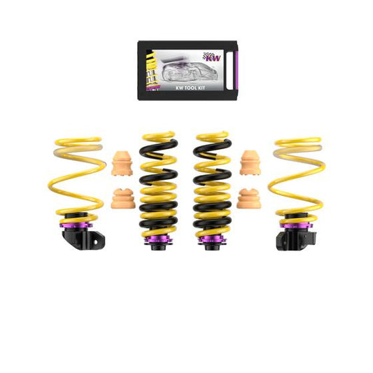 KW Height Adjustable Spring System - A4 B9 with Electronic Dampers