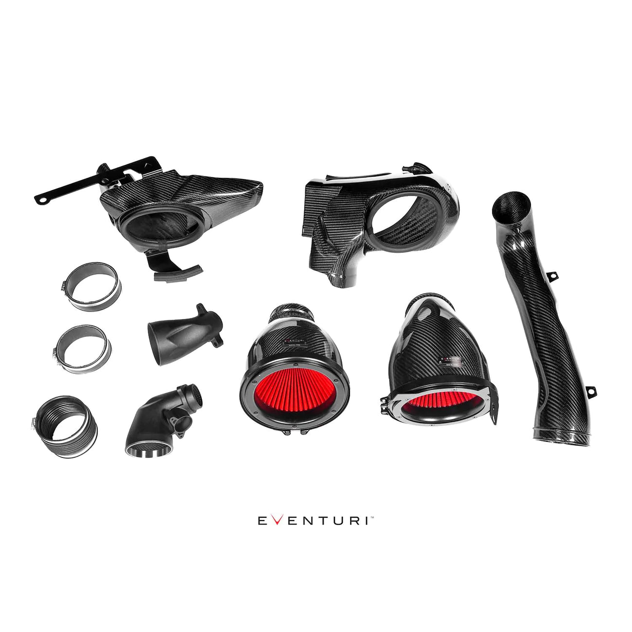 Race haus Intake system Eventuri BMW G80 G82 Gloss Carbon Fibre Intake Kit (M3, M3 Competition, M4 & M4 Competition)