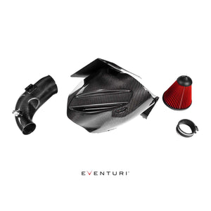 Race haus Intake Eventuri Toyota MK5 A90 Supra Black Carbon Intake System