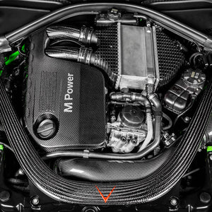 EVENTURI BMW S55 CHARGE PIPES IN CARBON FIBRE (F80 M3, F82 M4 & F87 M2 COMPETITION)