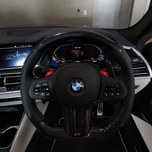 Race haus BMW F4X / F9X / G-Chassis Customizable Carbon Fiber / Alcantara Steering Wheel