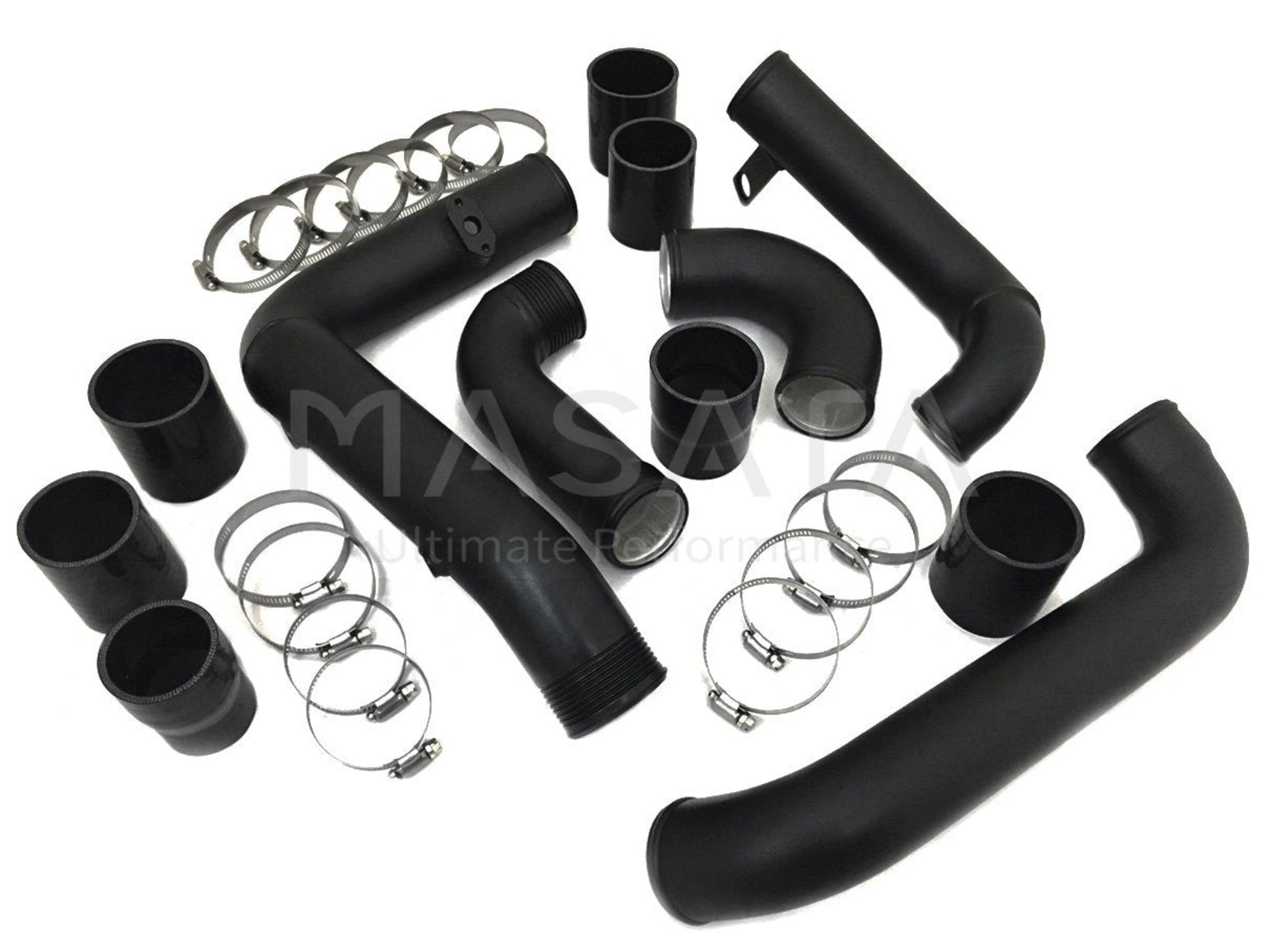 Race haus Charge Pipes Masata Audi Skoda Volkswagen Chargepipe and Intercooler Pipe for DQ381 Gearbox (8V S3, Octivia RS, MK7.5 Golf R & Golf GTI Performance)