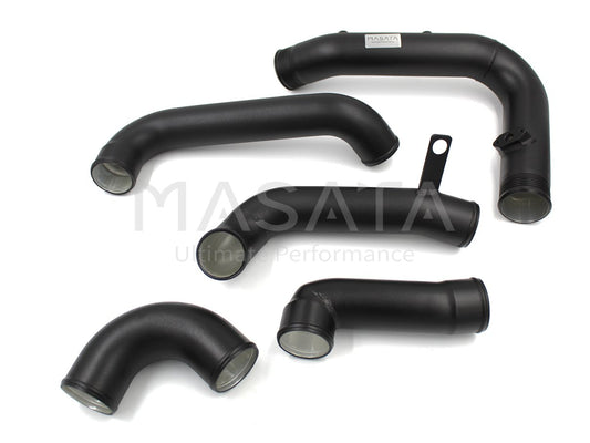 Race haus Piping Kit Masata Audi Skoda Volkswagen Gen 3 EA888 Chargepipe and Turbo to Intercooler Pipe DQ250 (8V A3/S3, MK7 Golf GTI/Golf R, Octavia, Octavia RS & Superb)