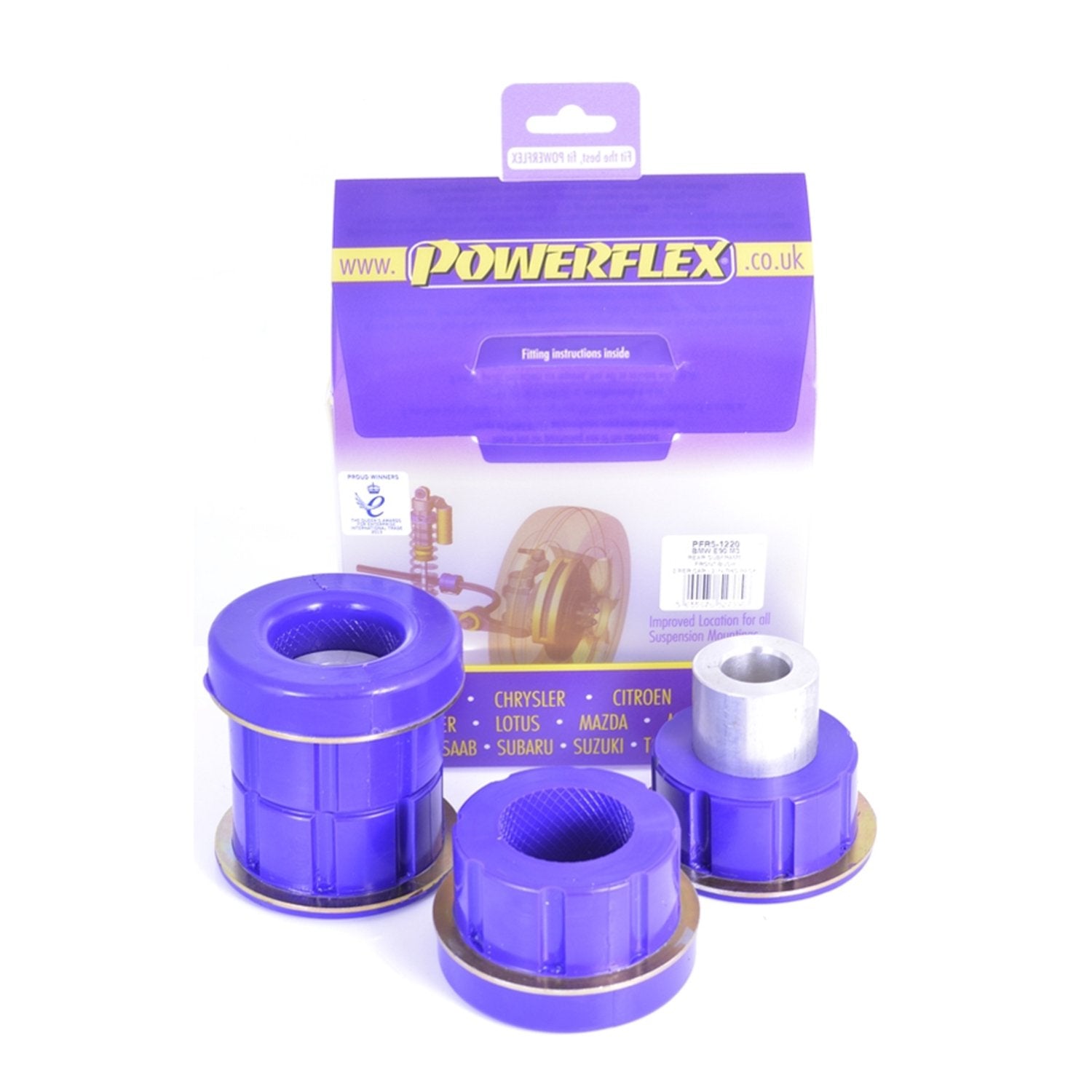 Race haus Bush Insert Powerflex Rear Subframe Front Bush Purple BMW F20 F21 F22 F32 F33 F36 Pfr5-1220