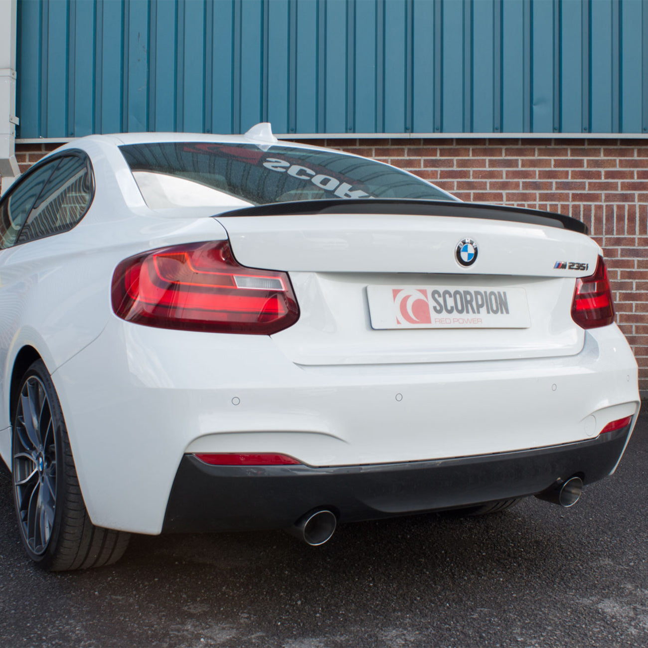 SCORPION BMW M235I NON RESONATED CAT BACK EXHAUST SYSTEM (F22/F23)