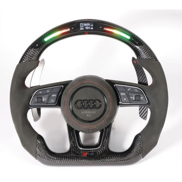 LED Carbon Fiber Steering Atv Wheels And Tires For Audi Q3/Q5 Enhance Your  Cars Style With Real Comfort From Iscan, $926.82