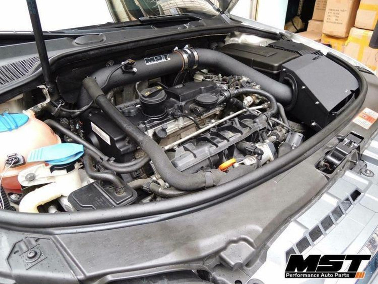 Race haus MST-VW-MK501 - Intake Kit With Full Intake pipework for VW Golf MK5 GTI MK6 R 2.0 TFSI Ea113