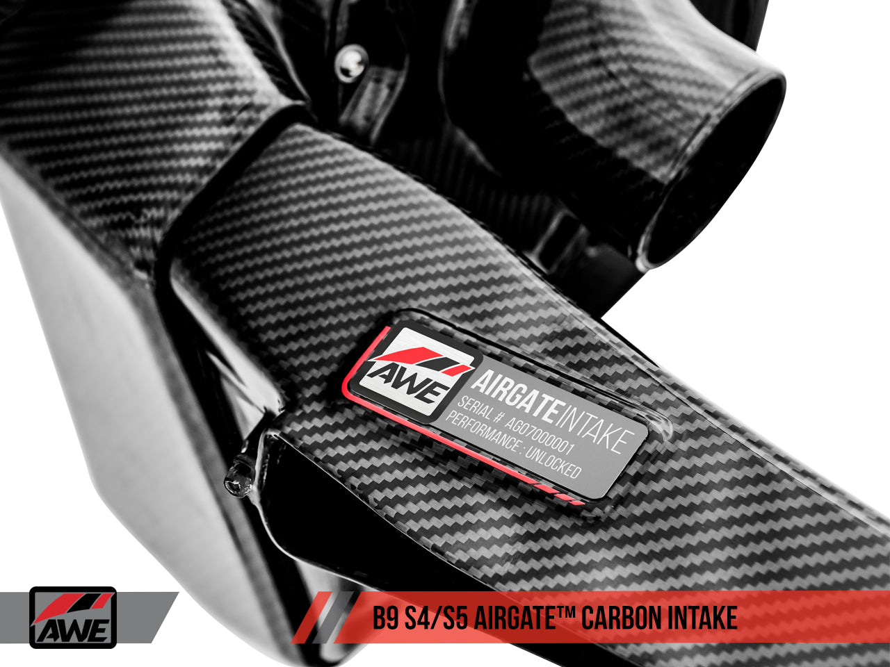 Race haus Intake system AWE Tuning AirGate Carbon Fibre Intake Kit - S4 S5, RS4 and RS5 B9