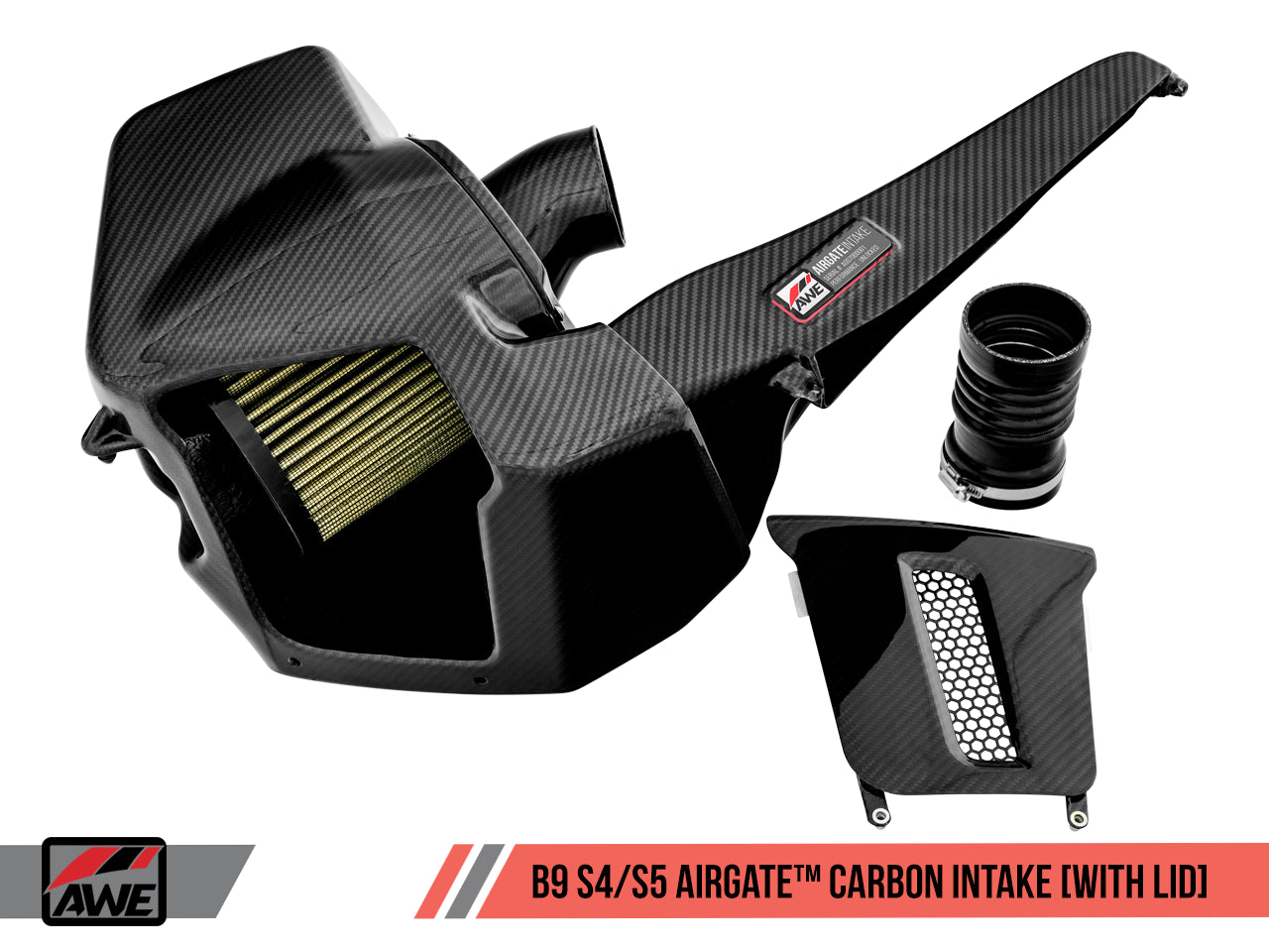 Race haus Intake system AWE Tuning AirGate Carbon Fibre Intake Kit - S4 S5, RS4 and RS5 B9