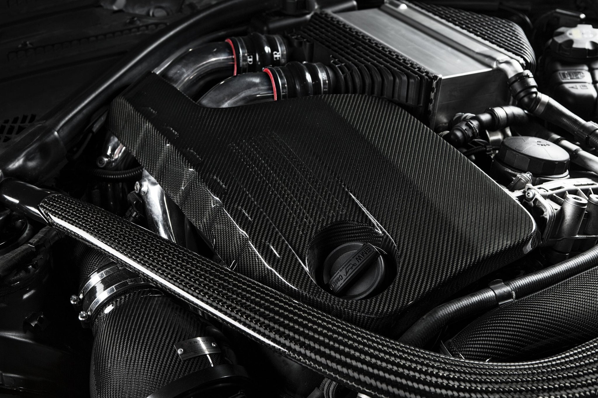 Race haus EVENTURI CARBON FIBRE ENGINE DRESS UP FOR BMW S55 M MODELS (2015-2021, F80 F82 F87)