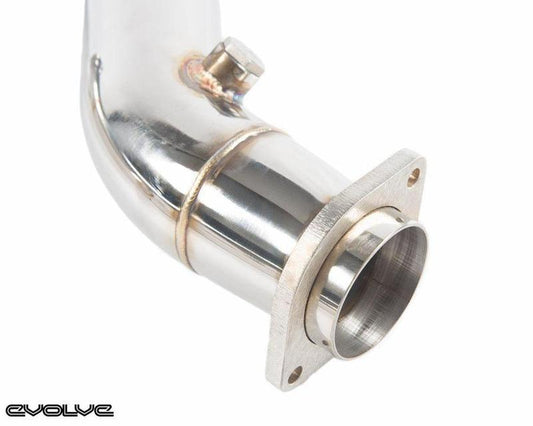 Race haus Downpipe Evolve BMW S55 3" Catless Downpipes For The F80 M3, F82 M4 & F87 M2 Competition