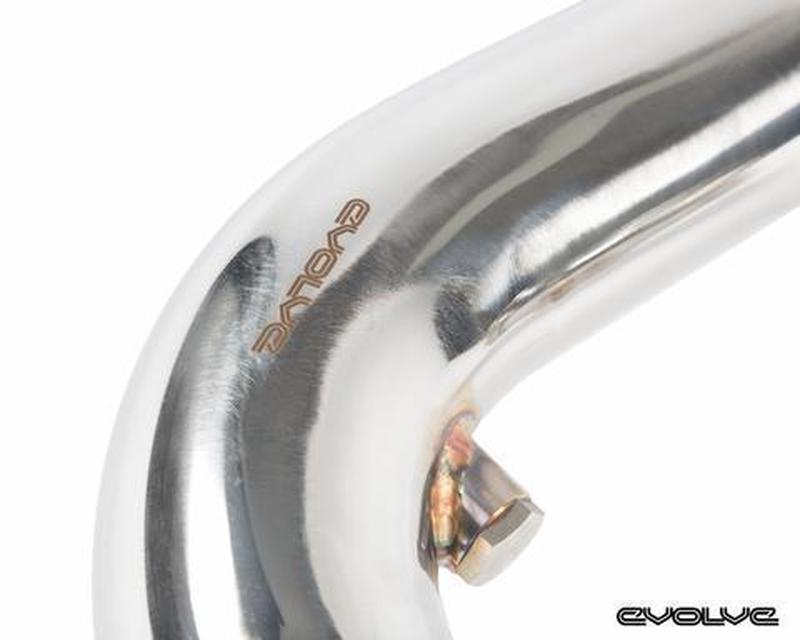 Race haus Downpipe Evolve BMW S55 3" Catless Downpipes For The F80 M3, F82 M4 & F87 M2 Competition