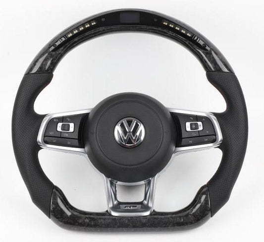 Race haus Steering Wheel Volkswagen MK7 / MK7.5 Customisable Carbon Fibre / Alcantara / LED Steering Wheel