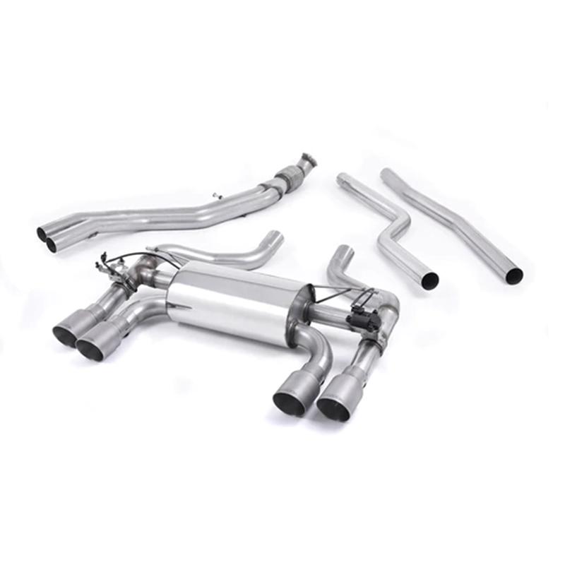 Race haus Exhaust Milltek BMW F87 M2 Cat-Back Hollowtek Twin Valved System