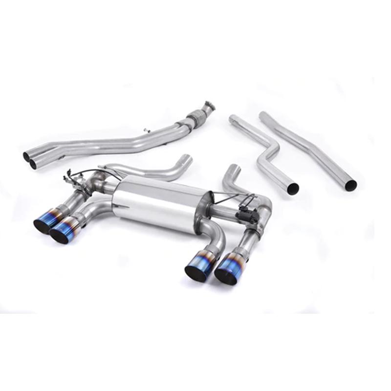 Race haus Exhaust Milltek BMW F87 M2 Cat-Back Hollowtek Twin Valved System