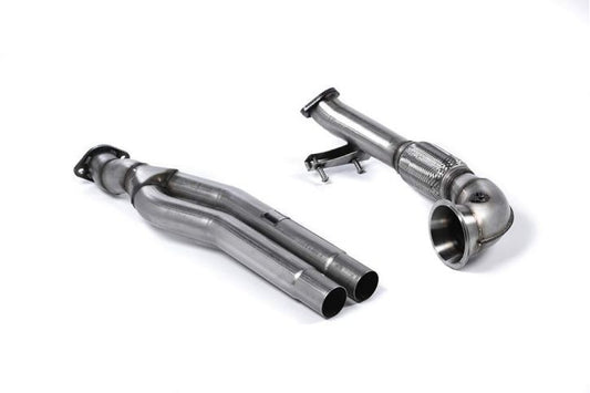 Race haus Exhaust Milltek Sport - Audi RS3 Sportback Primary Catalyst Bypass Pipe And Turbo Elbow