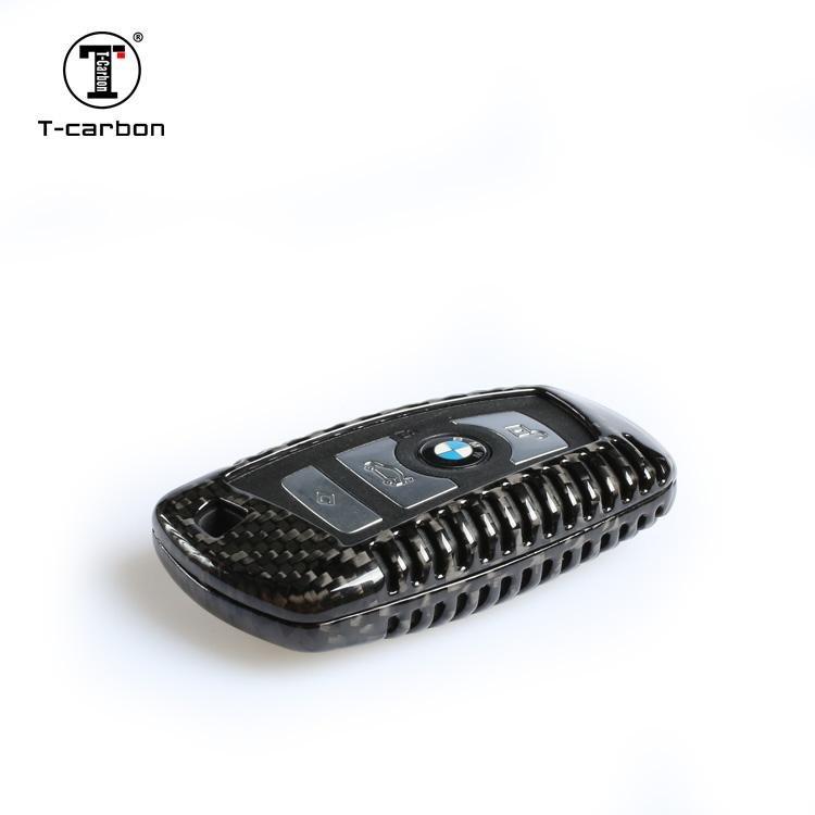 Race haus T-CARBON PRE-PREG CARBON FIBRE KEY COVER FOR BMW (2012-2021, FXX)