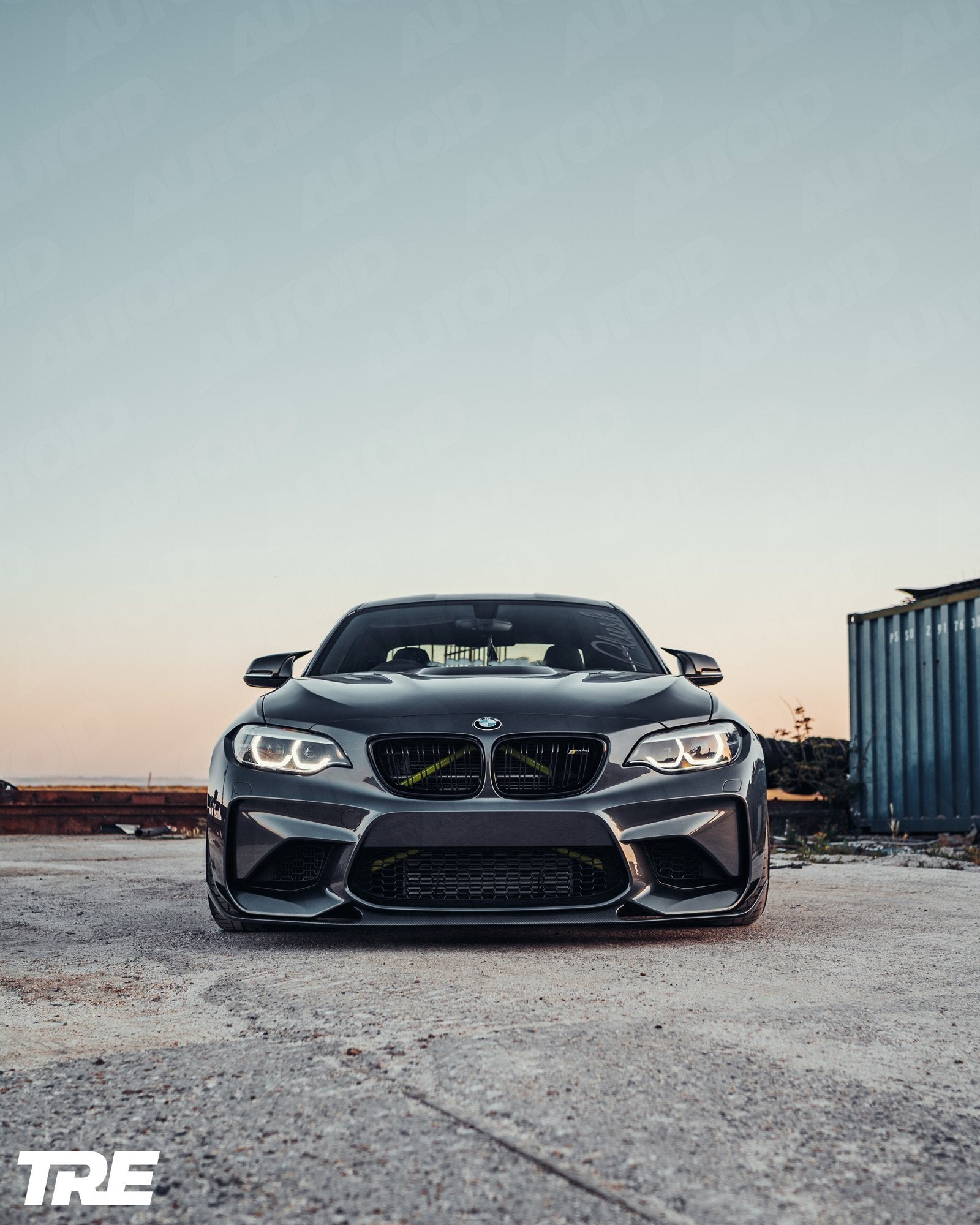 Race haus TRE PRE-PREG CARBON FIBRE FRONT LIP FOR BMW M2 (2015-2018, F87)