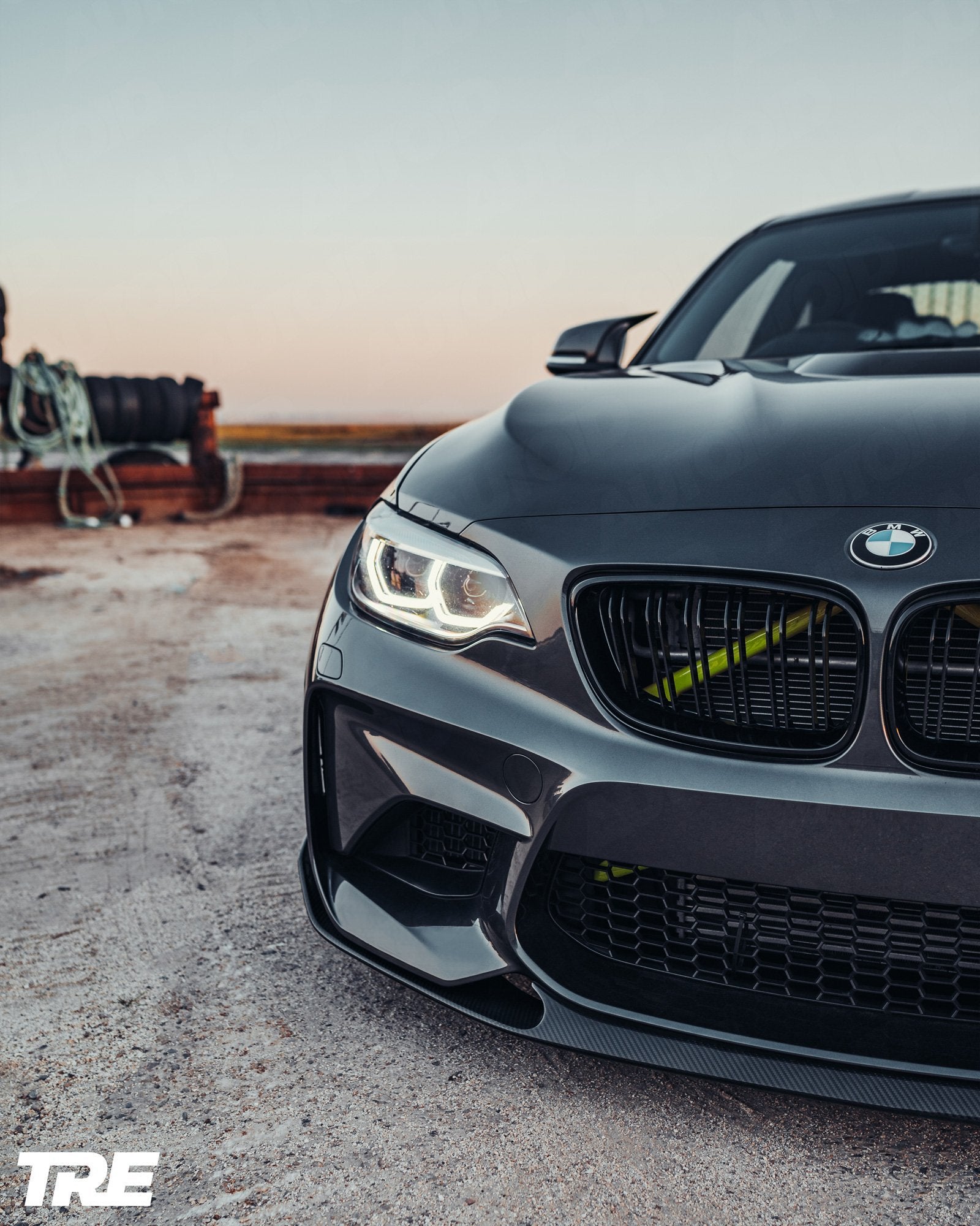 Race haus TRE PRE-PREG CARBON FIBRE FRONT LIP FOR BMW M2 (2015-2018, F87)