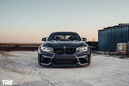 Race haus TRE PRE-PREG CARBON FIBRE FRONT LIP FOR BMW M2 (2015-2018, F87)