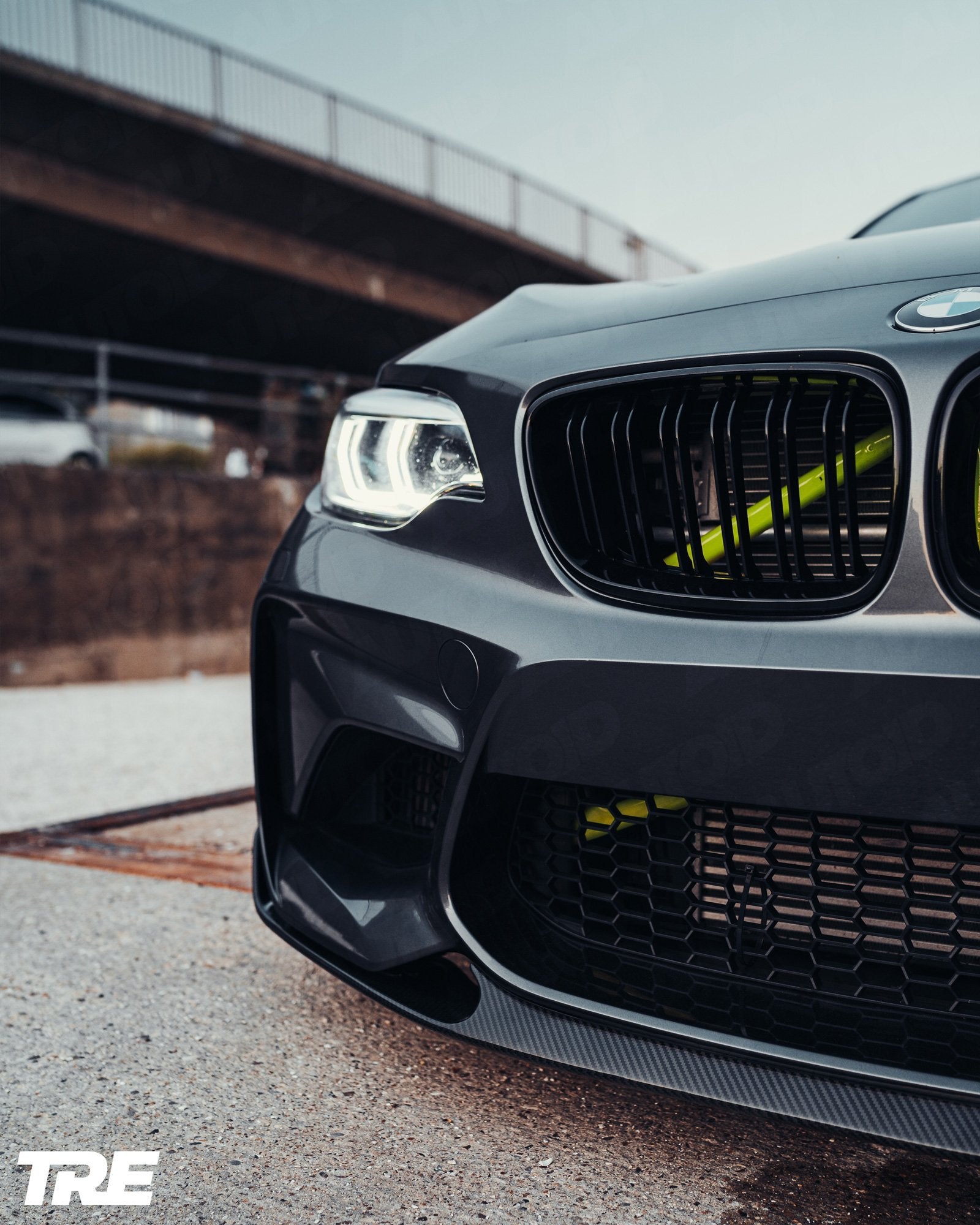 Race haus TRE PRE-PREG CARBON FIBRE FRONT LIP FOR BMW M2 (2015-2018, F87)