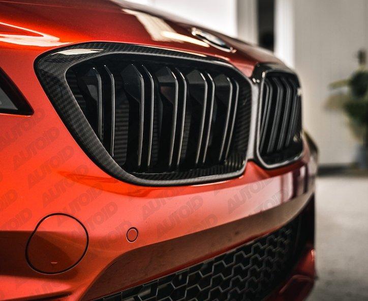 Race haus TRE PRE-PREG CARBON FIBRE KIDNEY GRILLE SURROUND FOR BMW M2 COMPETITION (2018-2021, F87)