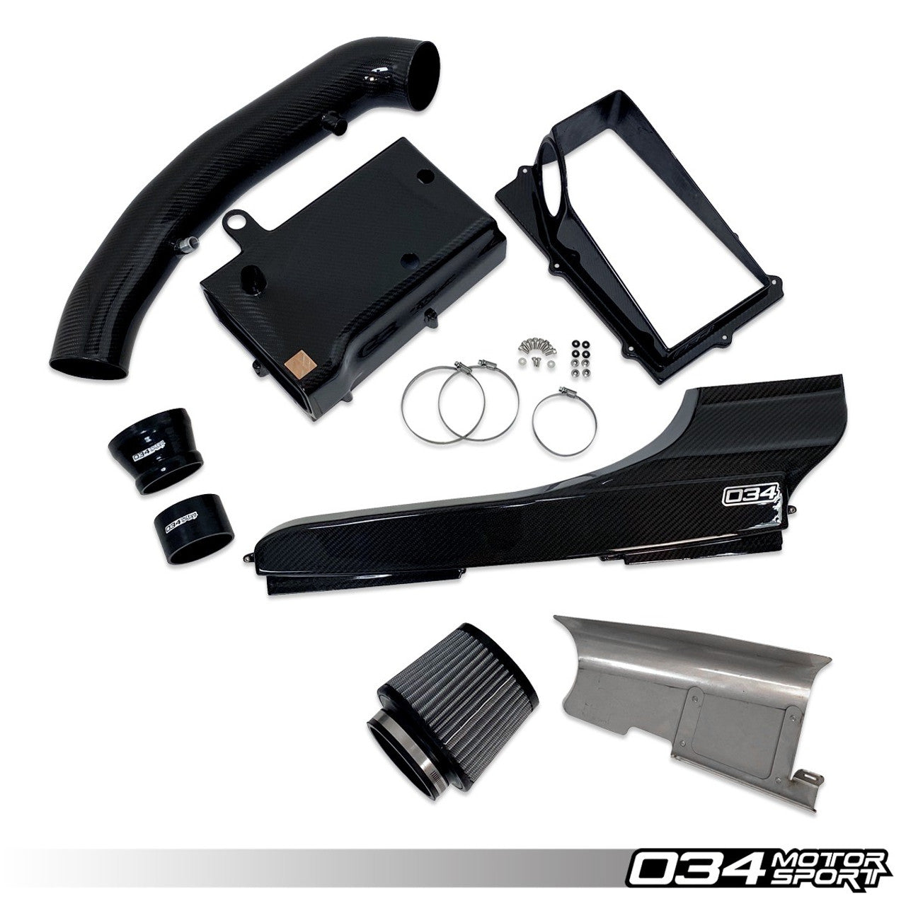 Race haus 034Motorsport X34 Carbon Fibre Open Top 4" Intake Bundle - TT RS (8S) RS3 (8V Facelift) EVO